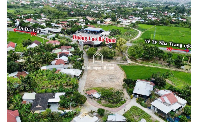 Đất Diên Khánh – Cách Võ Nguyên Giáp 100m – Giá Chỉ Từ 1 Tỷ